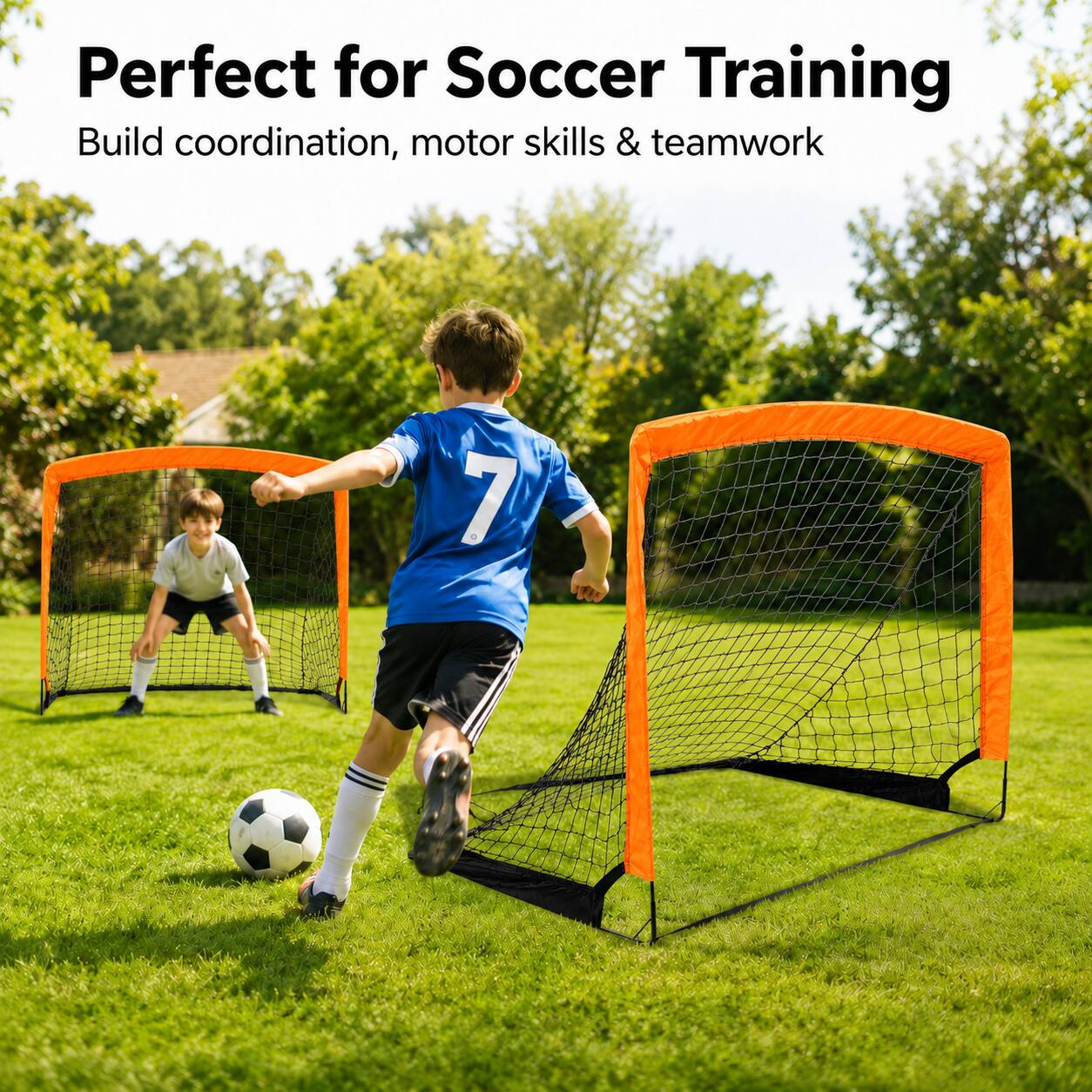 Perfect for Soccer Training  
Build coordination, motor skills & teamwork