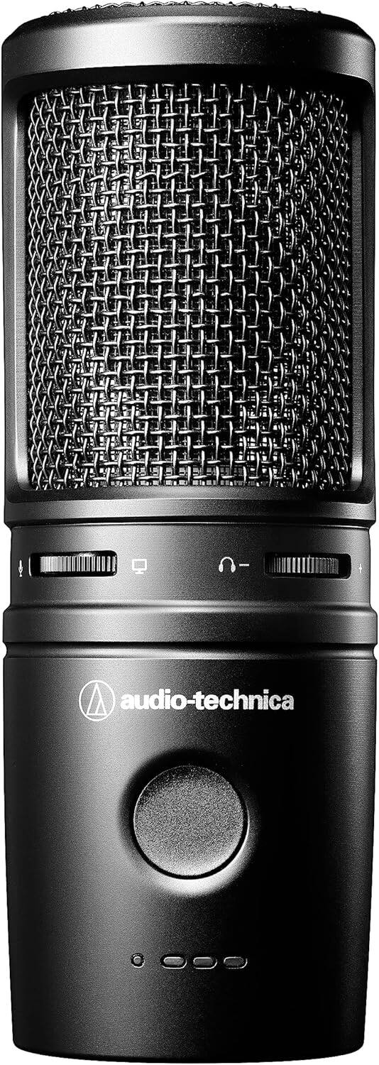 Front. Audio-Technica - Audio-Technica AT2020USB-XP Cardioid Condenser USB Microphone, Black.