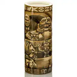 Geeki Tiki Star Wars Jabbas Palace Scenic 24 Ounce Ceramic Tiki Mug - Brown