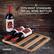 FITS MOST STANDARD 750 mL WINE BOTTLES
Removable shelf for added space
Up to 3in
Up to 13in
ivation
