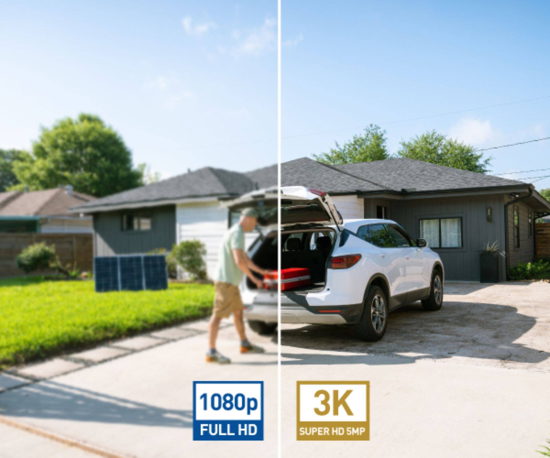 1080p FULL HD  
3K SUPER HD 5MP