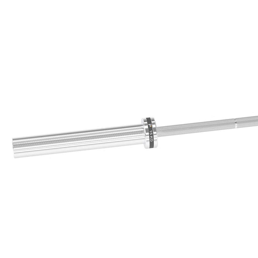 Alt View 2. Power Systems - Power Systems 15kg Women's 79" Stainless Steel Olympic Barbell - Silver.