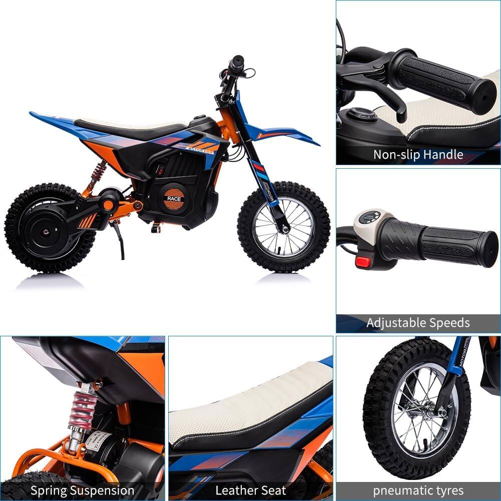 - CT Non-slip Handle
- RACE S
- Adjustable Speeds
- Spring Suspension
- Leather Seat
- pneumatic tyres