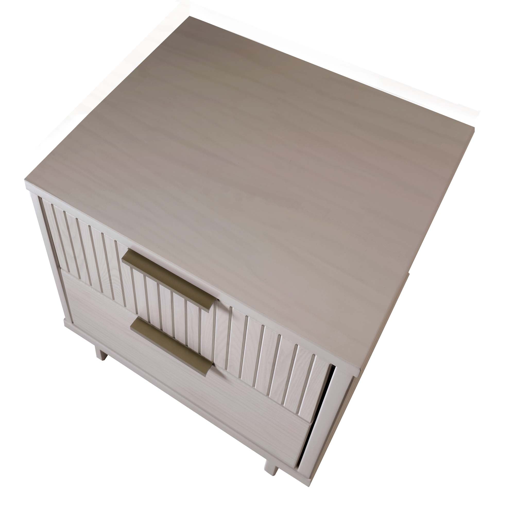 Alt View 6. Manhattan Comfort - Granville Modern 18" Nightstand - Light Gray.