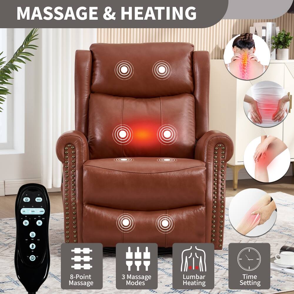 MASSAGE & HEATING

8-Point Massage
3 Massage Modes
Lumbar Heating
Time Setting