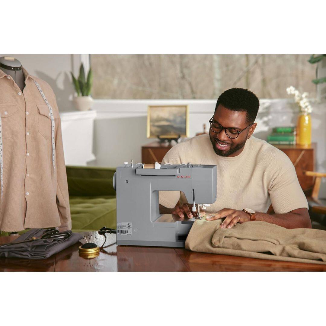 Angle. Singer - Singer 4432 Heavy Duty Sewing Machine - Gray.