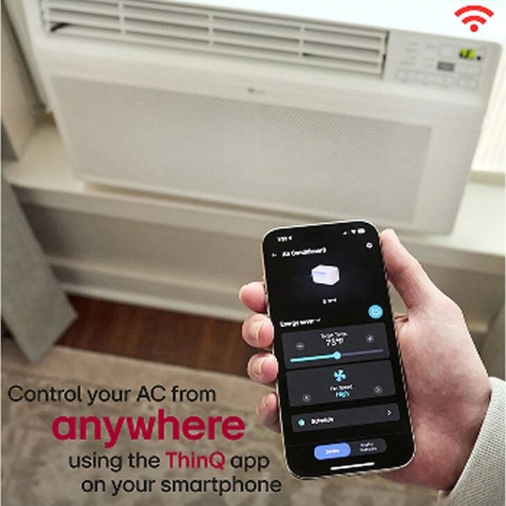 Control your AC from anywhere using the ThinQ app on your smartphone