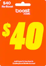 $40 Re-Boost Boost Mobile S 40 Add Funds To Your New Or Existing Boost Mobile Account