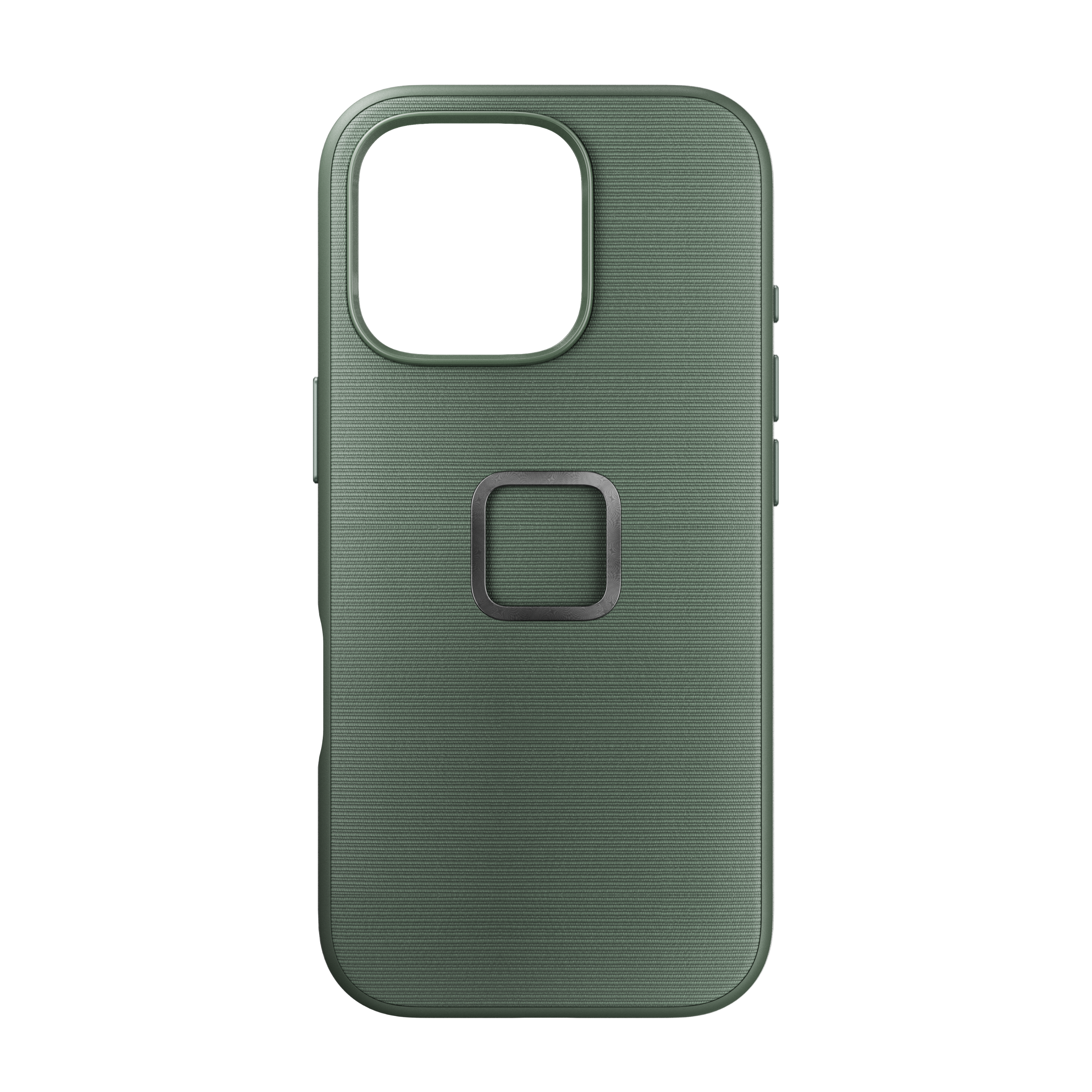 Front. Peak Design - Everyday Fabric Case for iPhone 16 Pro - Sage.