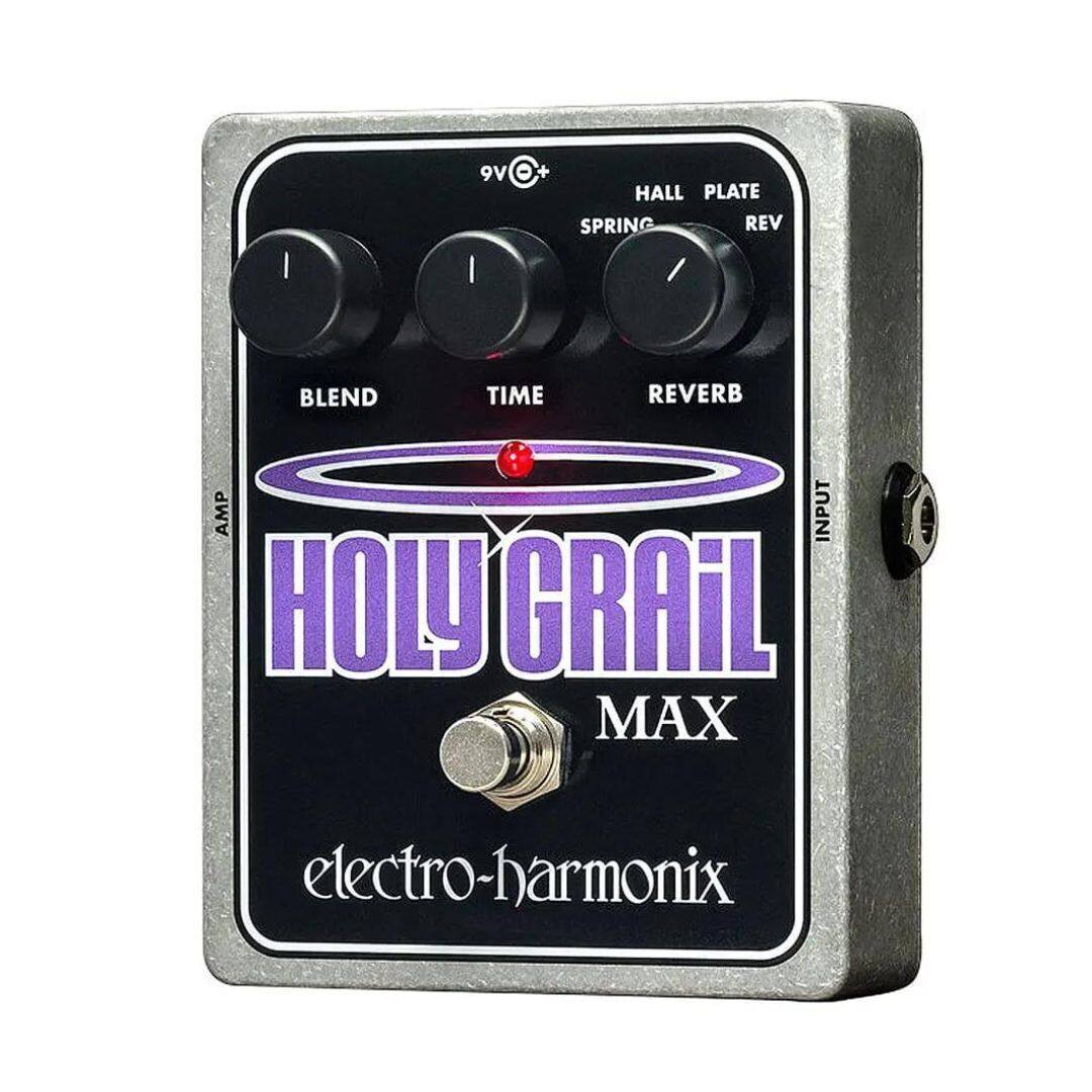 9V o + I HALL PLATE SPRING REV BLEND TIME REVERB AMP INPUT HOLY GRAIL MAX electro-harmonix