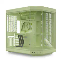 HYTE - Y70 Mid-Tower ATX Gaming PC Desktop Case - Matcha Milk - Matcha Milk