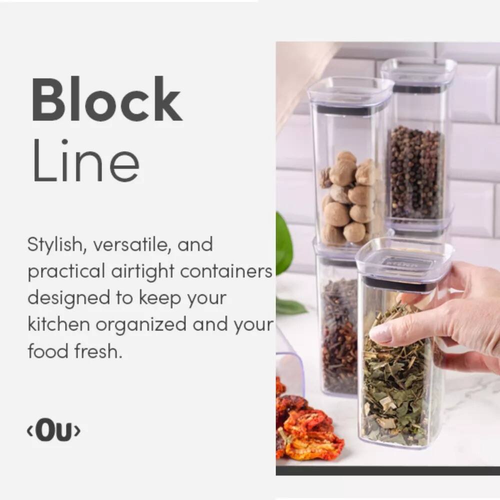 Block Line

Stylish, versatile, and practical airtight containers designed to keep your kitchen organized and your food fresh.

<OU>
