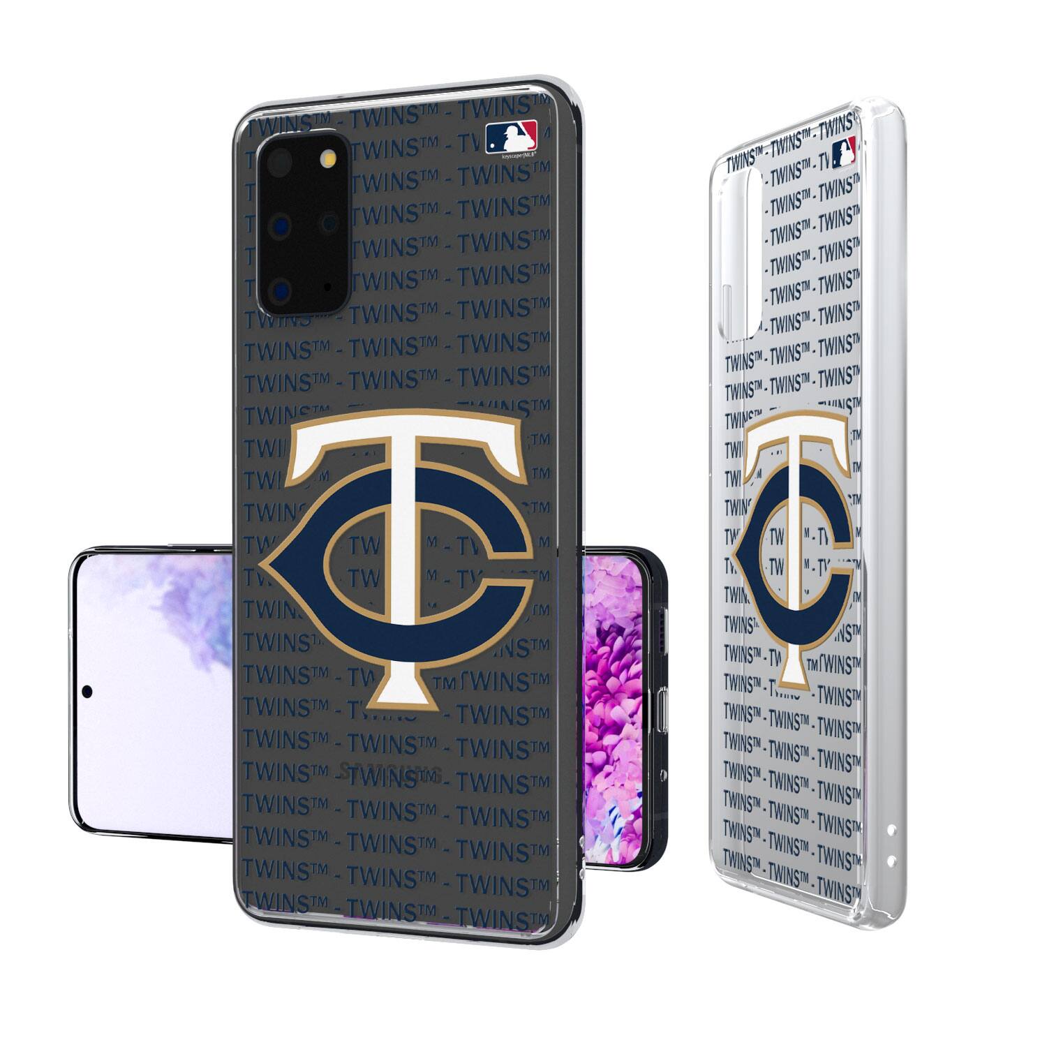 Keyscaper - MLB - Minnesota Twins - Galaxy Text Backdrop Clear Case - S23 - Multicolor price history on PriceWatchPro