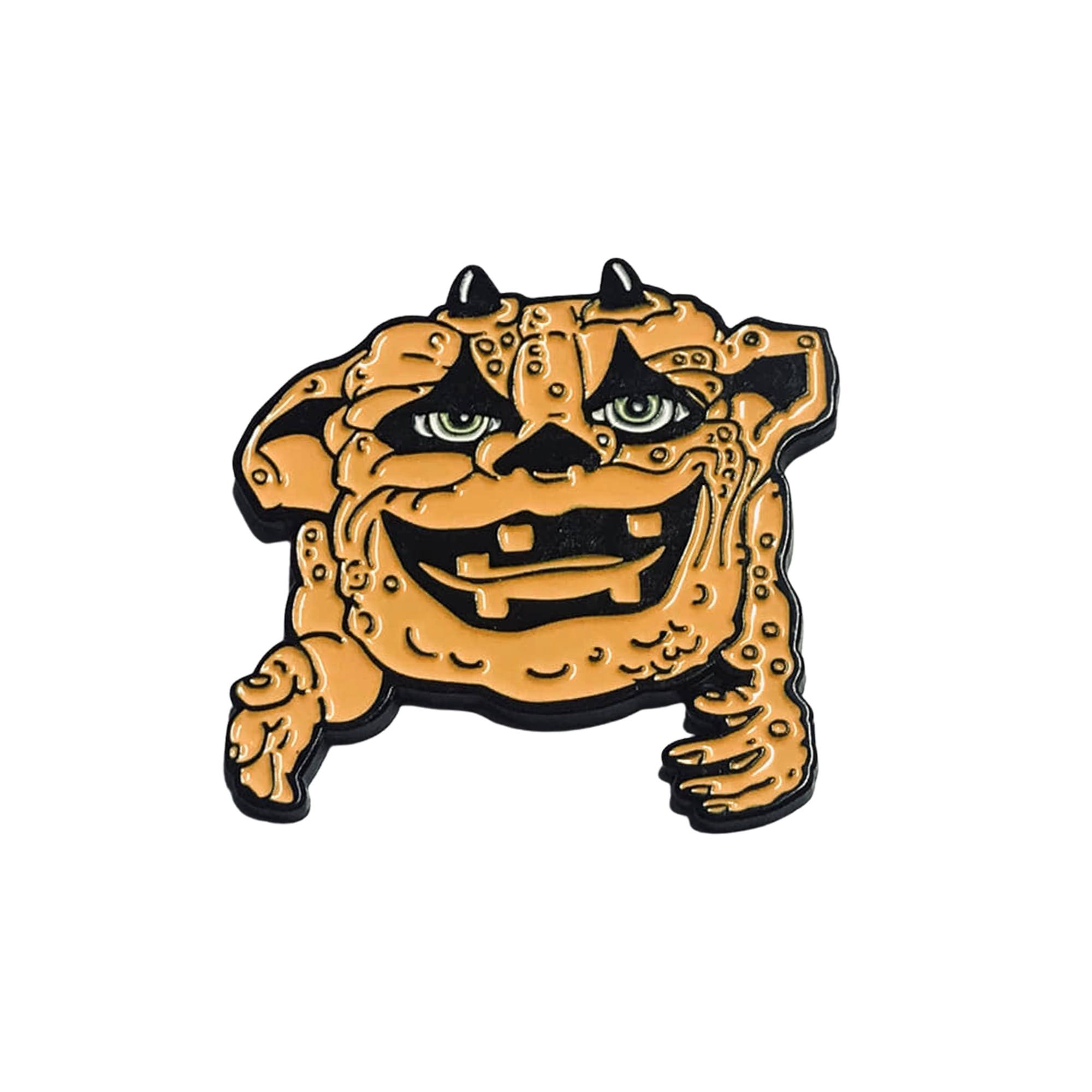 Alt View 10. TriAction Toys - Boglins Dark Lord Blobkin Enamel Collector Pin - Orange.