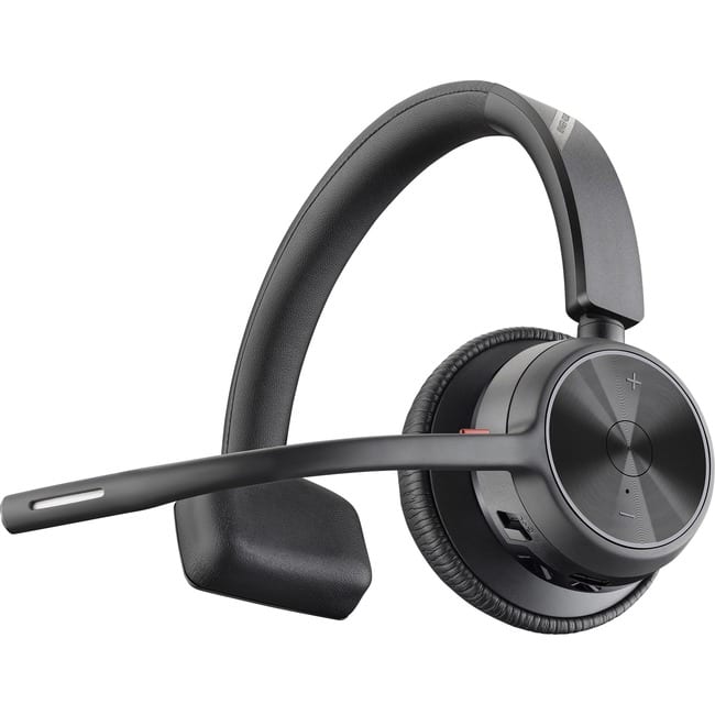 HP - Poly Voyager 4310 USB-C Headset + BT700 Dongle - Siri, Google Assistant - Mono - USB Type C - Wired/Wireless - Bluetooth - Black