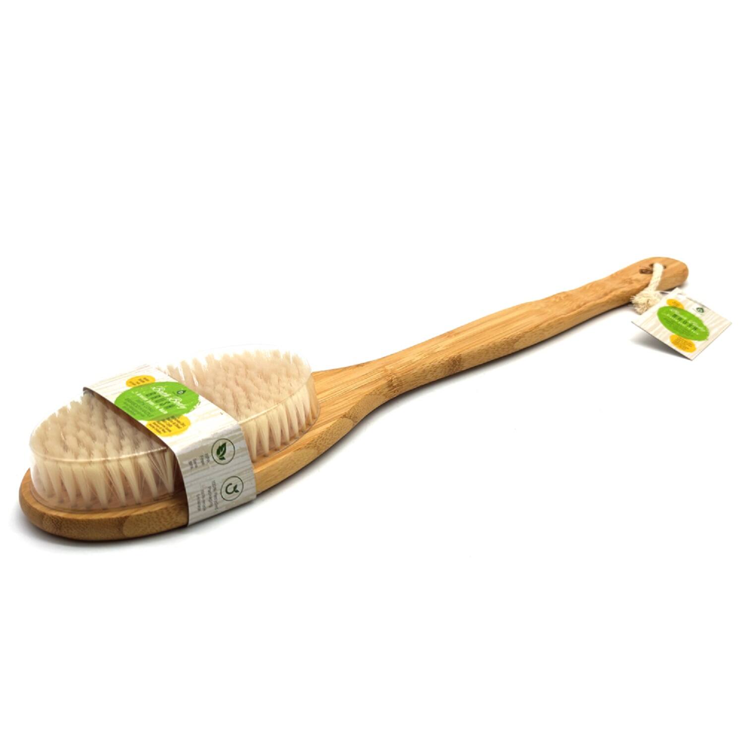 Alt View 3. Pursonic - Eco-Friendly Glow Set: Bamboo Bath Brush & Sisal Hemp Gloves.