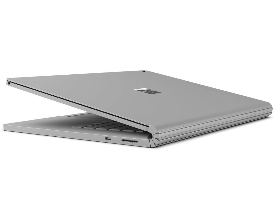 Alt View 2. Microsoft - Surface Book 2 15” PixelSense Touch Intel Core i7-8650U 1.9 GHz up to 4.2 GHz 16GB 256GB SSD GTX 1060 Windows 10 Pro - Silver.