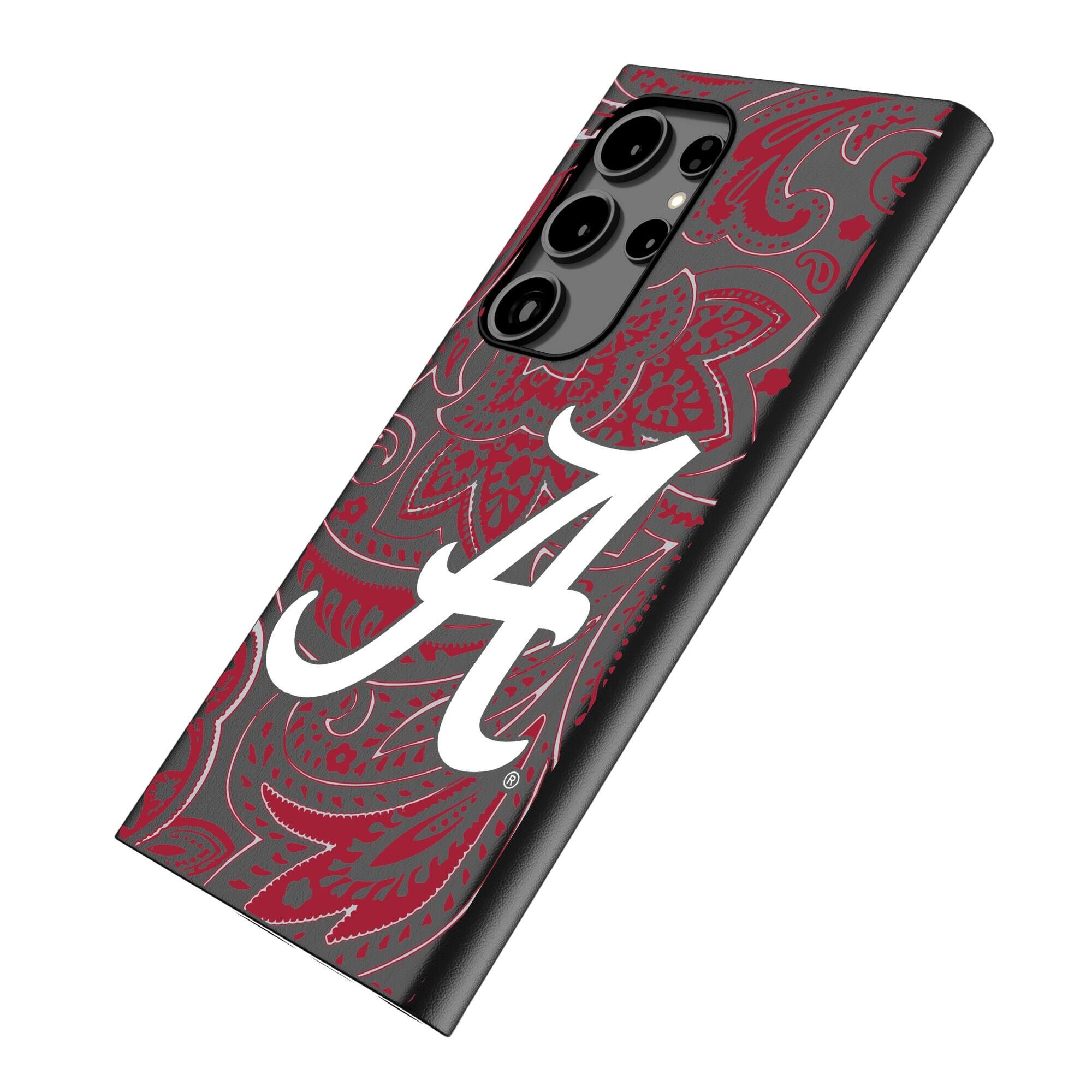 Alt View 1. Keyscaper - Alabama Crimson Tide Script A Galaxy Magnetic Bump Case - S24 - Black.