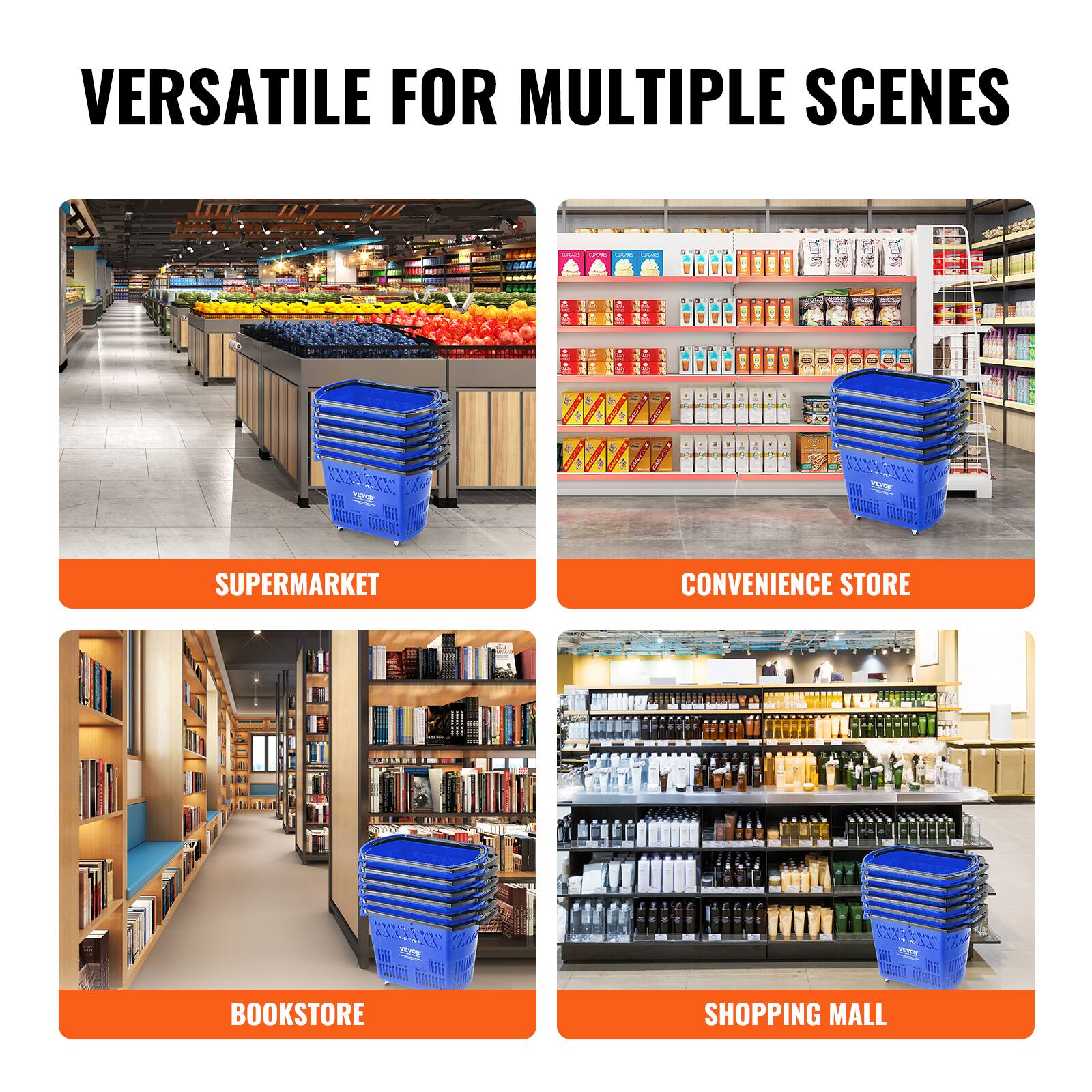 VERSATILE FOR MULTIPLE SCENES

- SUPERMARKET
- CONVENIENCE STORE
- BOOKSTORE
- SHOPPING MALL