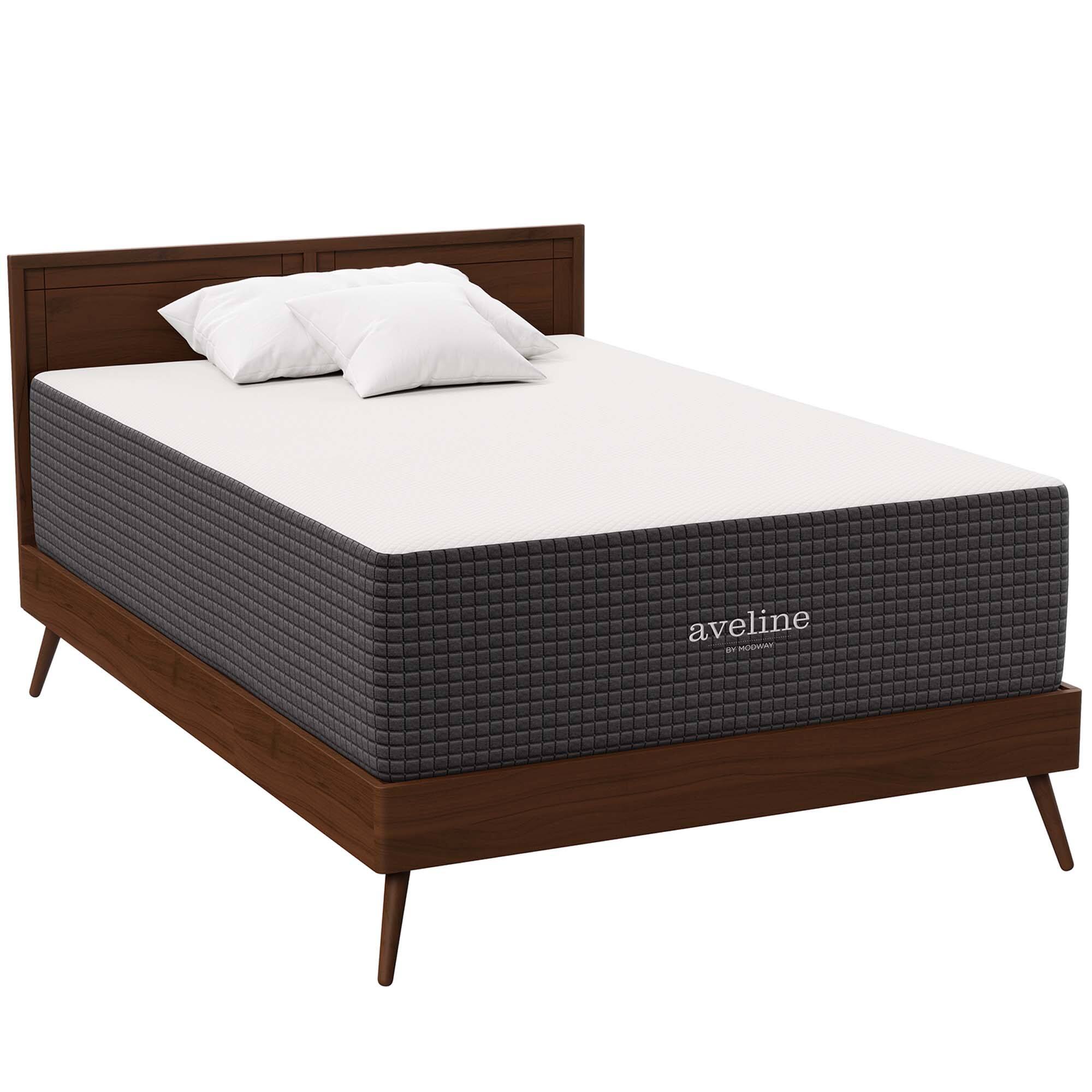 Alt View 7. Modway - Aveline 16" Memory Foam Full Mattress by Modway - White.