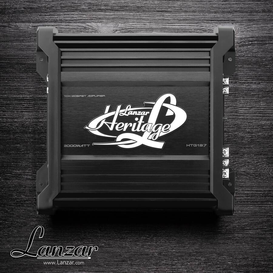 New Lanzar HTG137 2000W Mono Block Mosfet Car Audio Amplifier Heritage Series - Foto 6