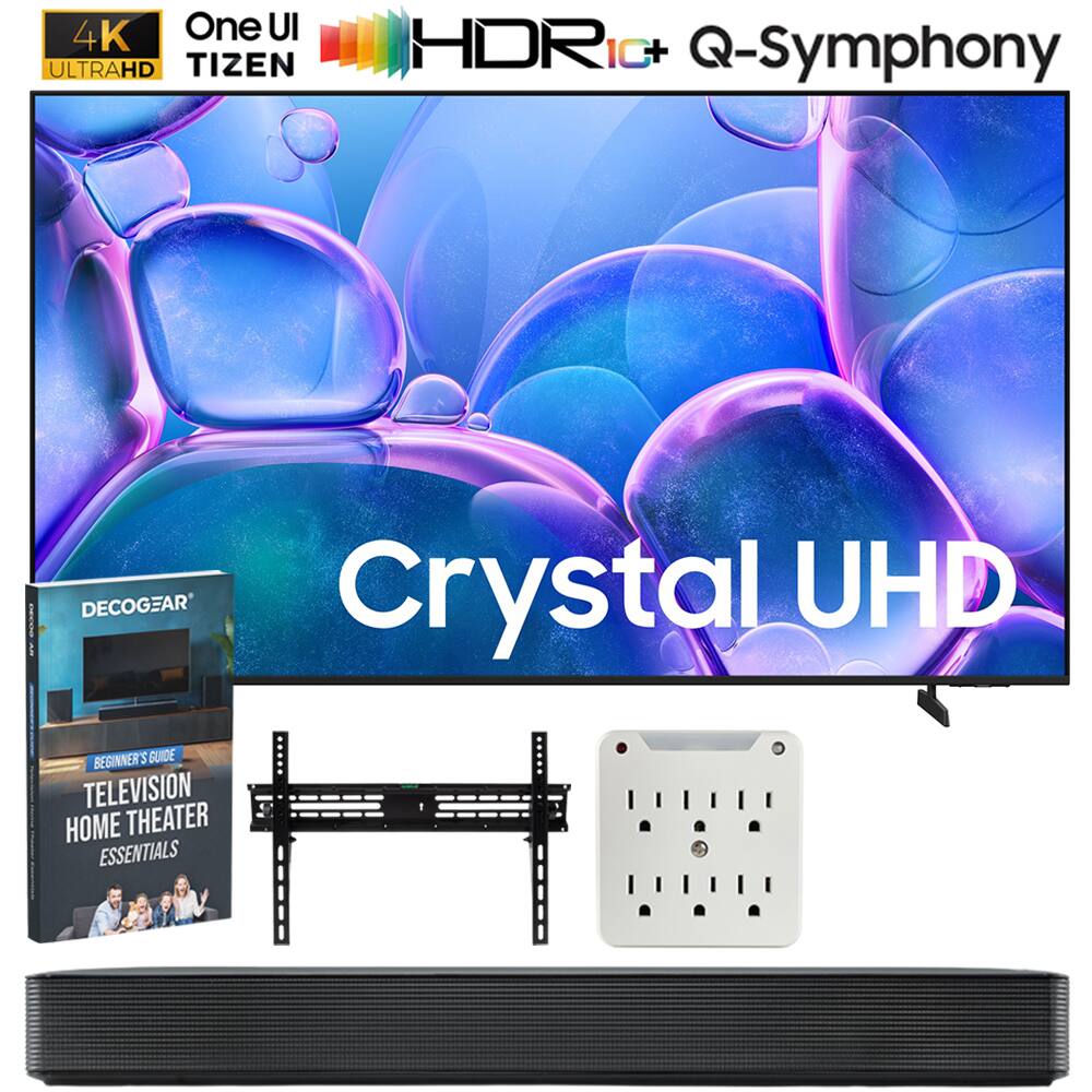 4K One UI ULTRAHD TIZEN HDR IC+ Q-Symphony Crystal UHD

DECOCGEAR
BEGINNER'S GUIDE
TELEVISION HOME THEATER ESSENTIALS