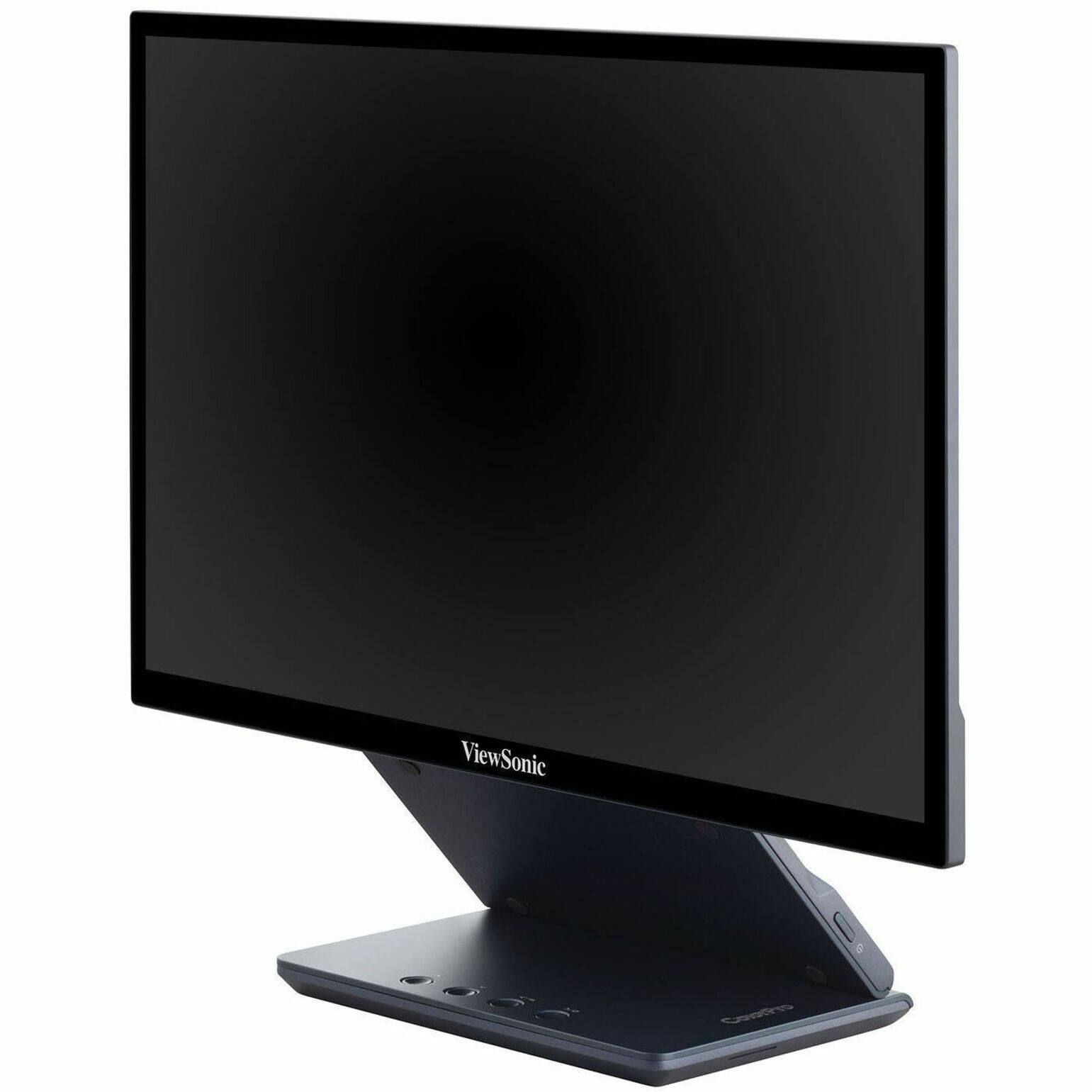 Alt View 20. ViewSonic - VP1656 15.6" IPS LCD FHD Portable Monitor (USB-C) - Black.