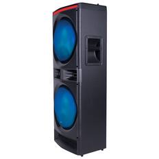 Front. Gemini - Gemini GPK-1200 GPK Series Portable Bluetooth True Wireless Home Karaoke Speaker System with LED Lights, Microphone - Black.