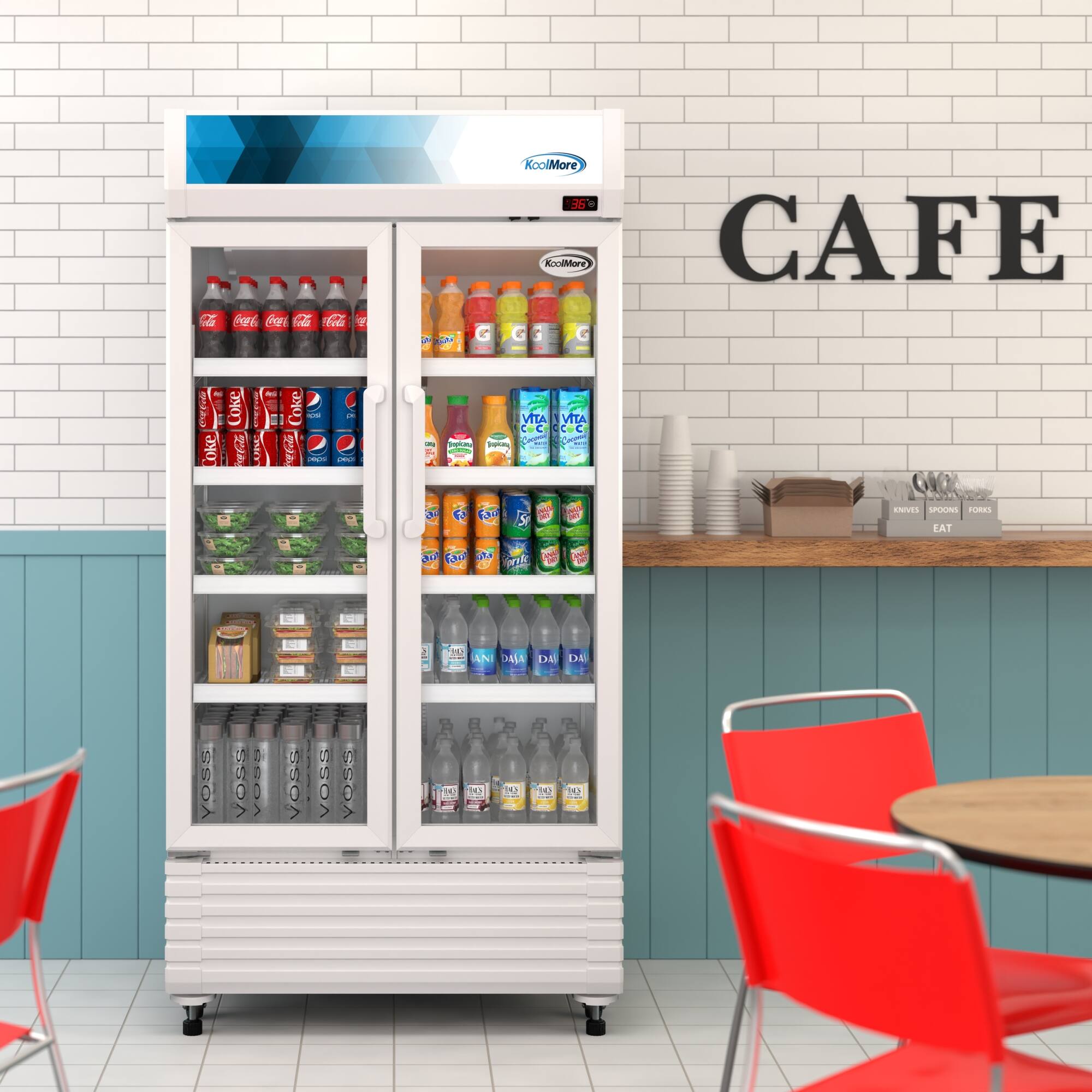 The text on the image reads "Café".