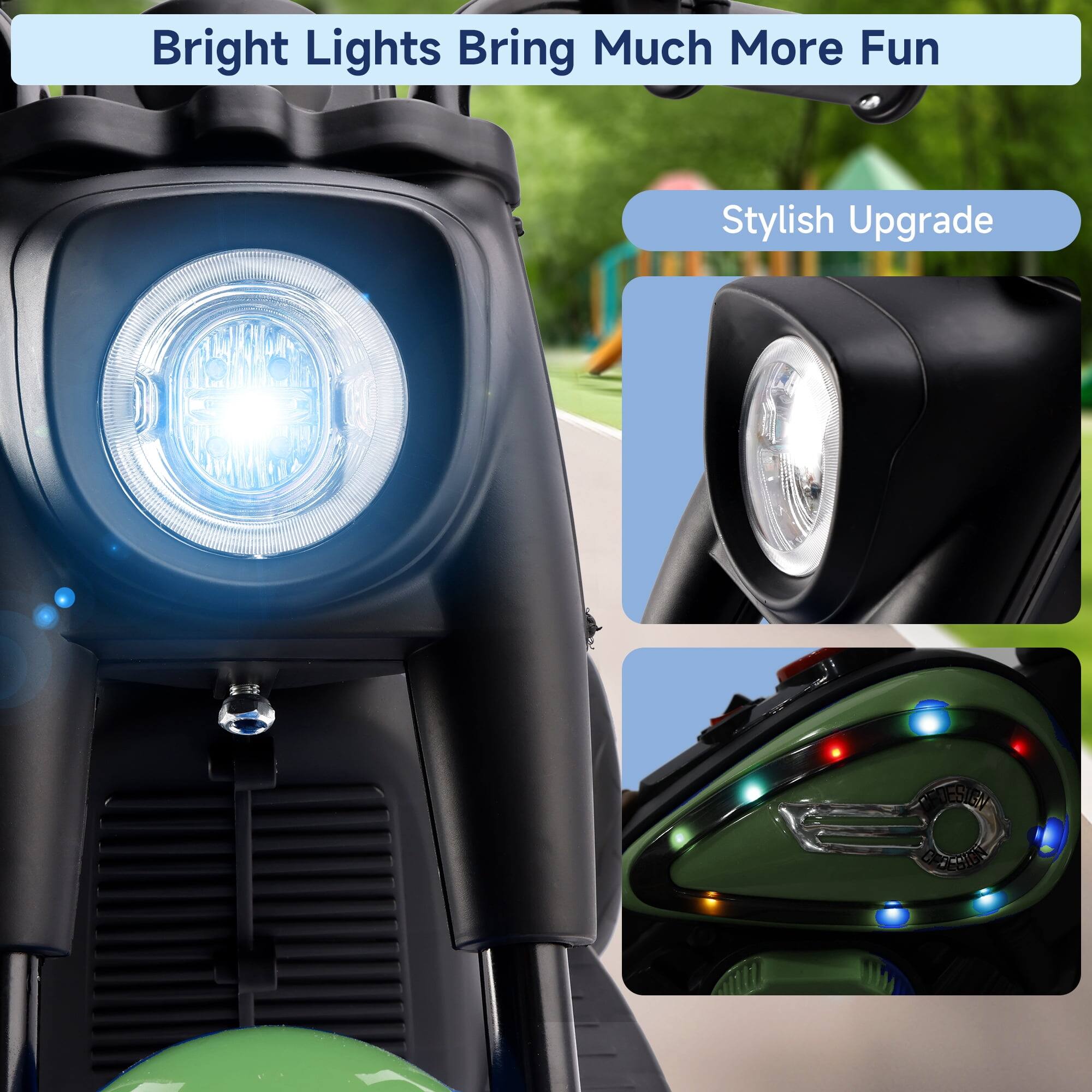 Bright Lights Bring Much More Fun  
Stylish Upgrade