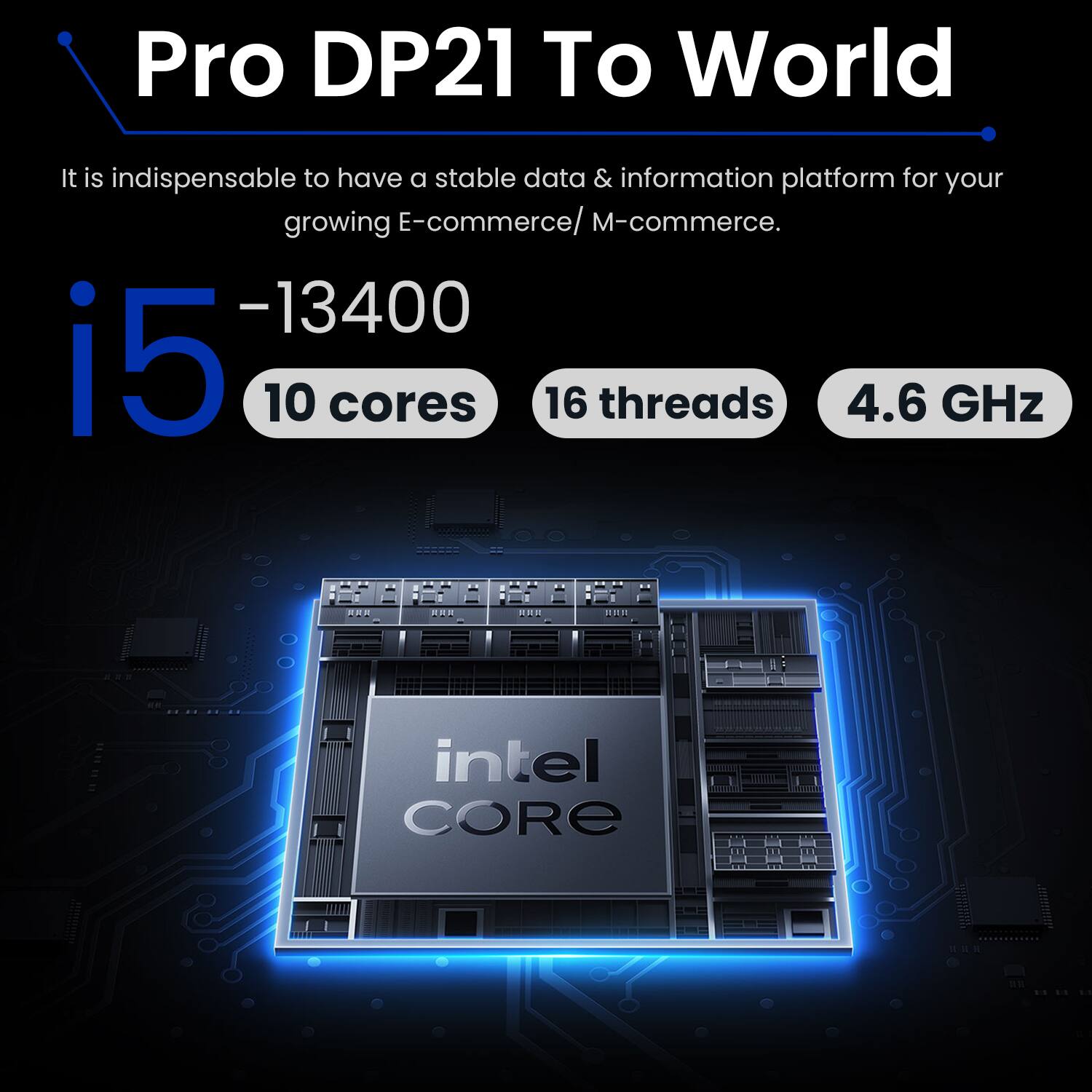 MSI PRO DP21 Business Desktop Intel Core i5 13400 with 16GB RAM