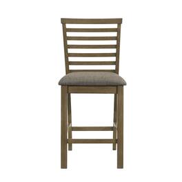 Liberty Furniture Industries - Upholstered Ladder Back Dining Chair - Counter Height - Set of 2 - Sandstone - Beige