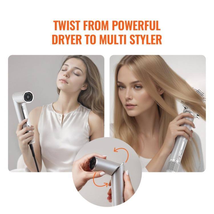 TWIST FROM POWERFUL DRYER TO MULTI STYLER