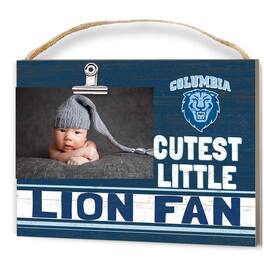 Jardine - Columbia University 8'' x 10'' Cutest Little Team Logo Clip Photo Frame - Light Blue