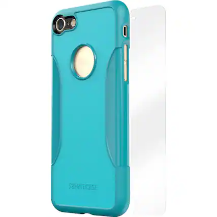 Front. SaharaCase - Classic Series Case for Apple iPhone 7, 8, SE (3rd Generation 2022) - Teal.
