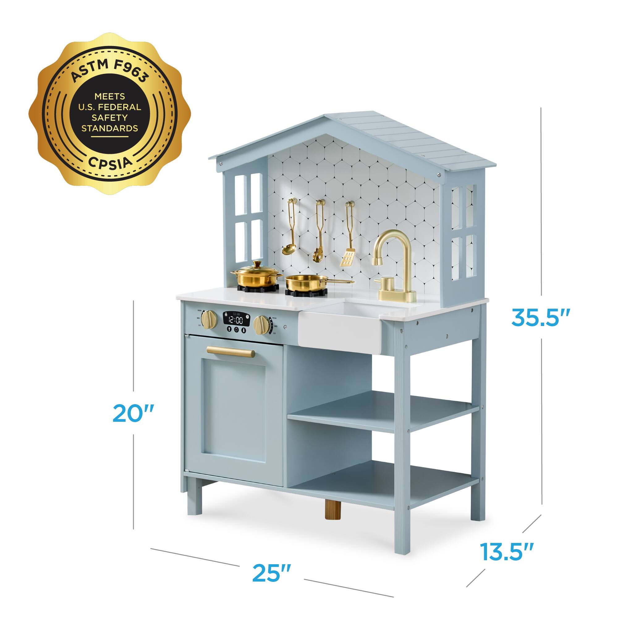 ASTM F963 MEETS U.S. FEDERAL SAFETY STANDARDS CPSIA

35.5"  
20"  
25"  
13.5"