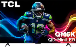 TCL - 50" Class QM6K Series 4K UHD HDR QD Mini LED Smart TV with Google TV (2025)