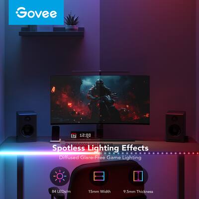 Govee - RGBIC LED Neon Rope Light for Desks 6.5ft - Mulit