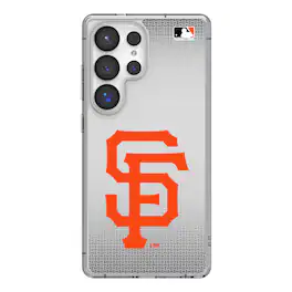 Keyscaper - MLB - San Francisco Giants Linen Logo Galaxy Clear Case - S25 - Multicolor