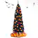 Alt View 20. Costway - 6ft Unlit Artificial Christmas Pencil Tree w/Metal Stand - Black.