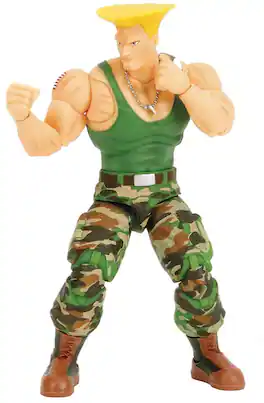Jada Toys - Street Fighter II - Guile Action Figure - COLLECTIBLES - Multicolor