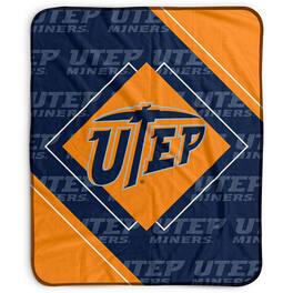 Pegasus - UTEP Miners 50" x 60" Diamond Logo Fleece Blanket - Multicolor