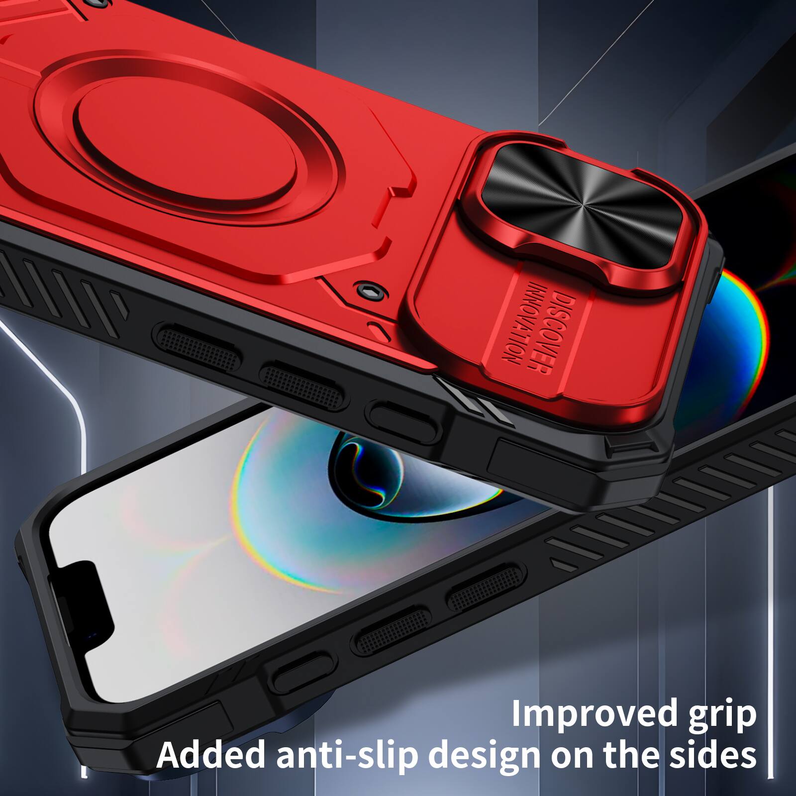 INNOVATION DISCOVER

Improved grip
Added anti-slip design on the sides