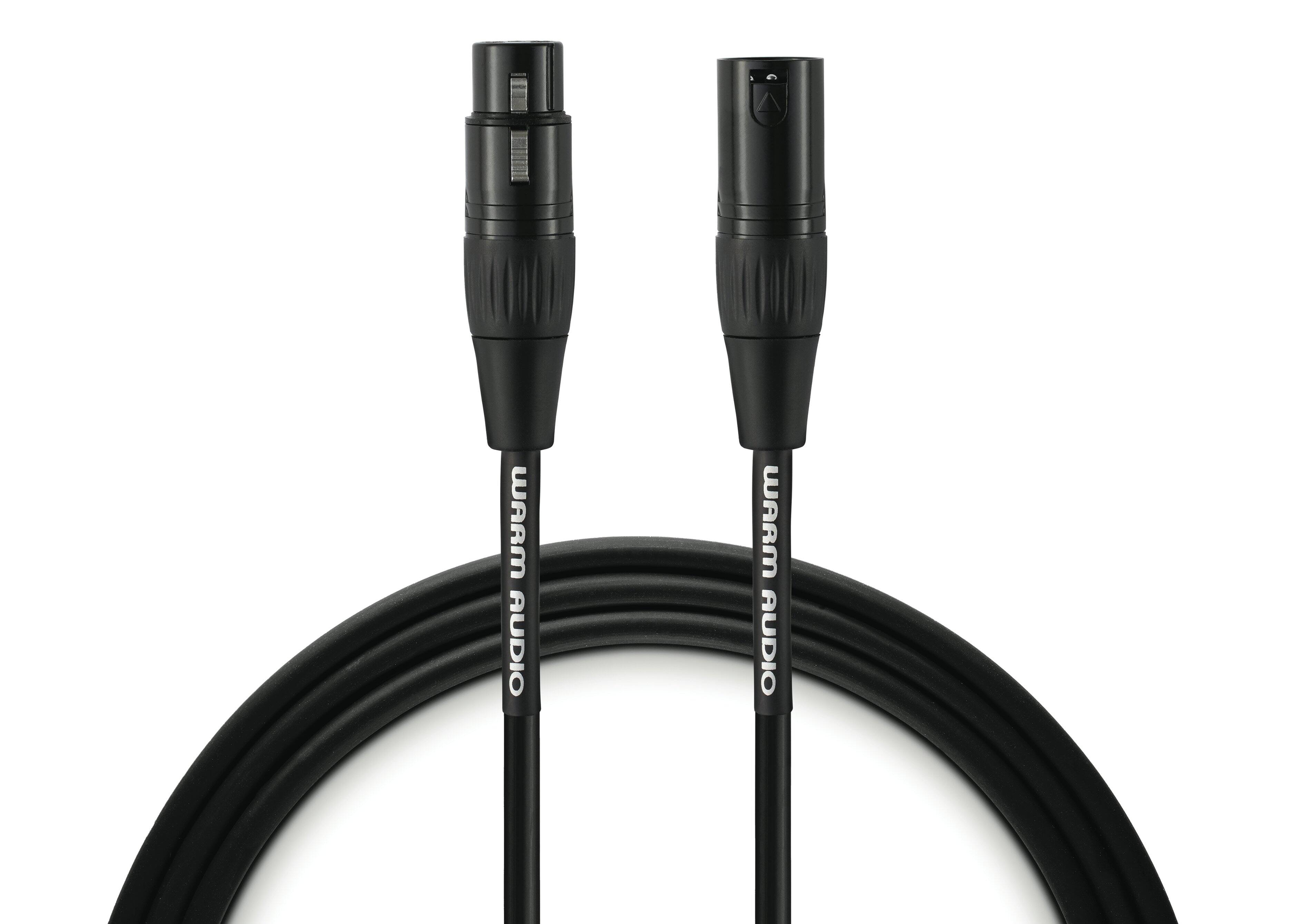 Warm Audio - Pro Series Studio and Live XLR Cable, Ensures High-Quality Sound, with Silver Connectors and Gotham AG Cable