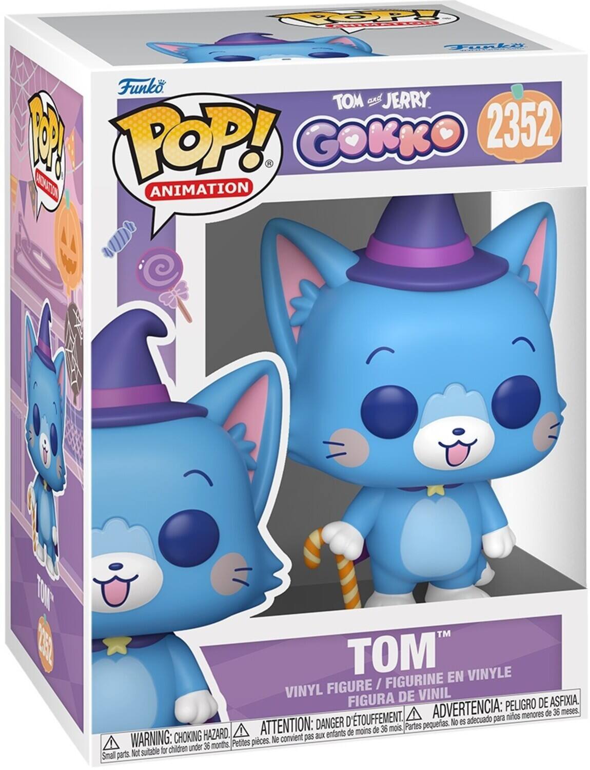 OP FOLL Tol Fo Funko TOM and JERRY 1 POP! GOKKO 2352 H MDMTTION CU ANIMATION TO00T TM TOM EN VINYLE FIGURE / FIGURINE VINYL DE VINIL FIGURA PELIGRO DE ASFIXIA D'TOUFFEMENT. ADVERTENCIA: para niños menores de 36 meses. DANGER pequeñas. No es adecuado HAZARD. ATTENTION: enfants de moins de 36 mois. Partes WARNING: CHOKING Ne convient pas aux 36 months Petites pieces. for children under Smal parts. Not suitable