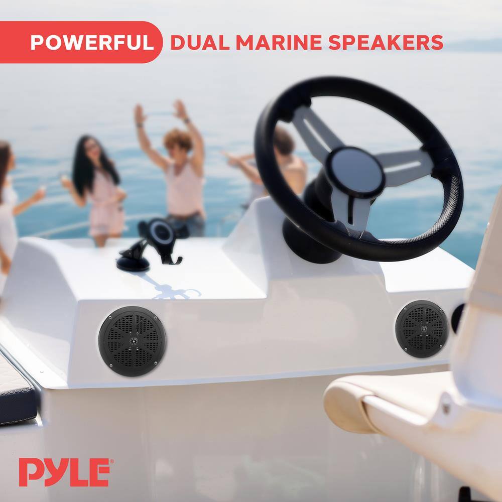 POWERFUL DUAL MARINE SPEAKERS

PYLE