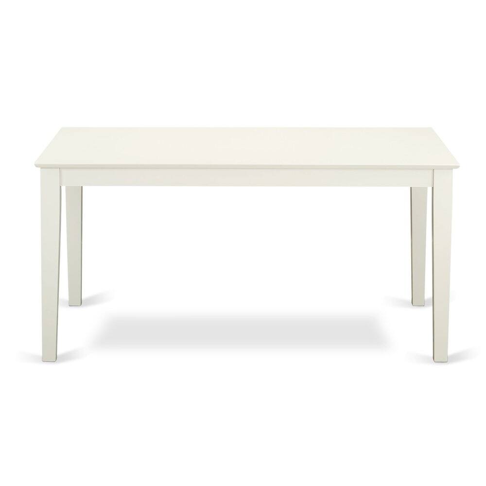 Back. East West Furniture - 5 Piece Kitchen Table Set for 4 Consists of a Rectangle Dining Table - White.