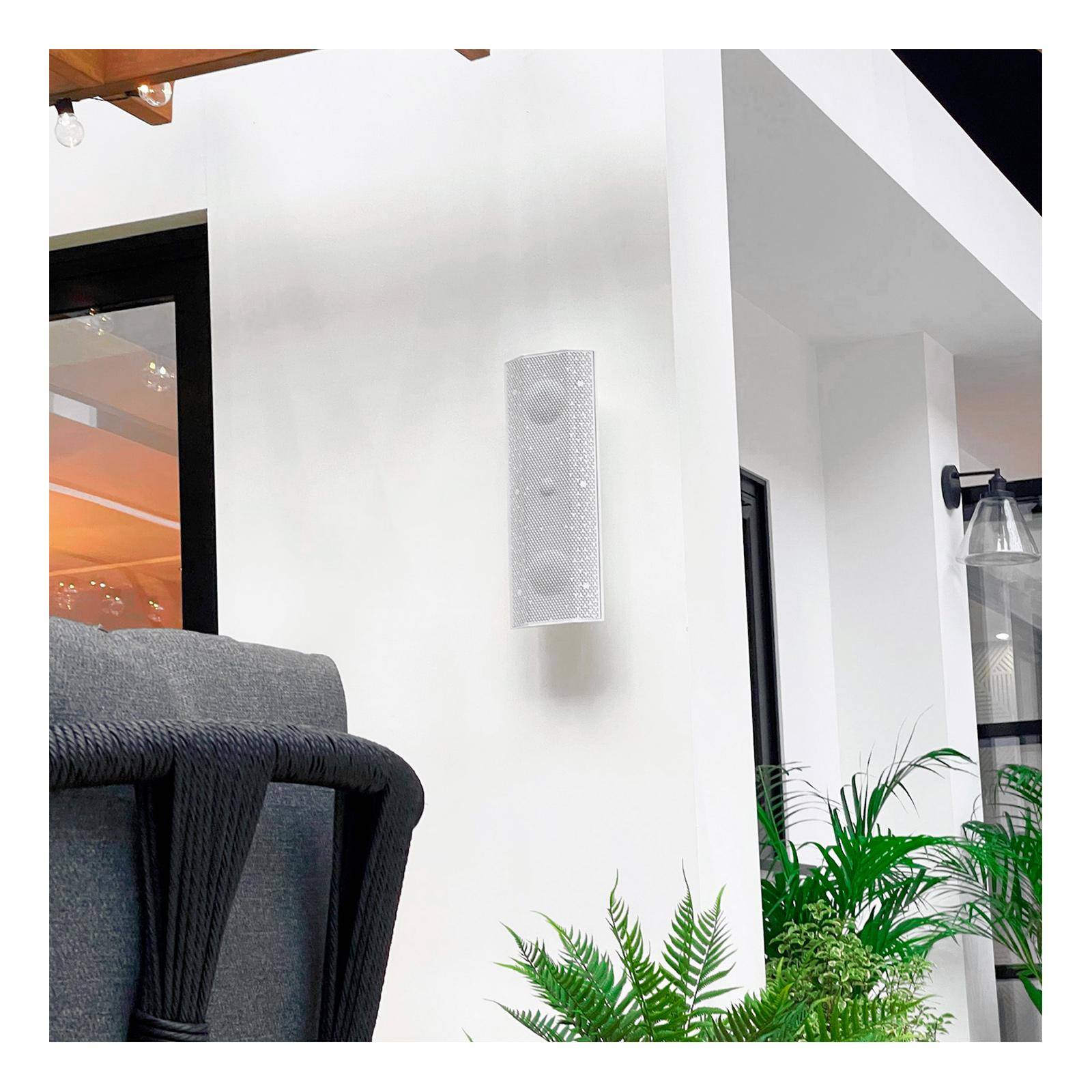 Alt View 5. Lithe Audio - IO1 Wi-Fi WiSA Speaker (Single) - White.
