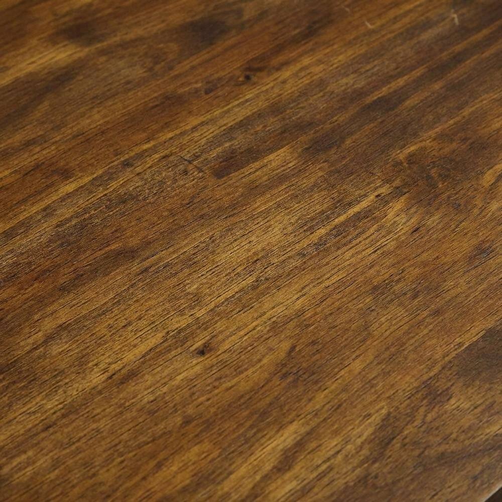 Alt View 2. FurniFact - End Table with Concealed Drawer in Stylish Finish for Modern Living - Warm Brown.