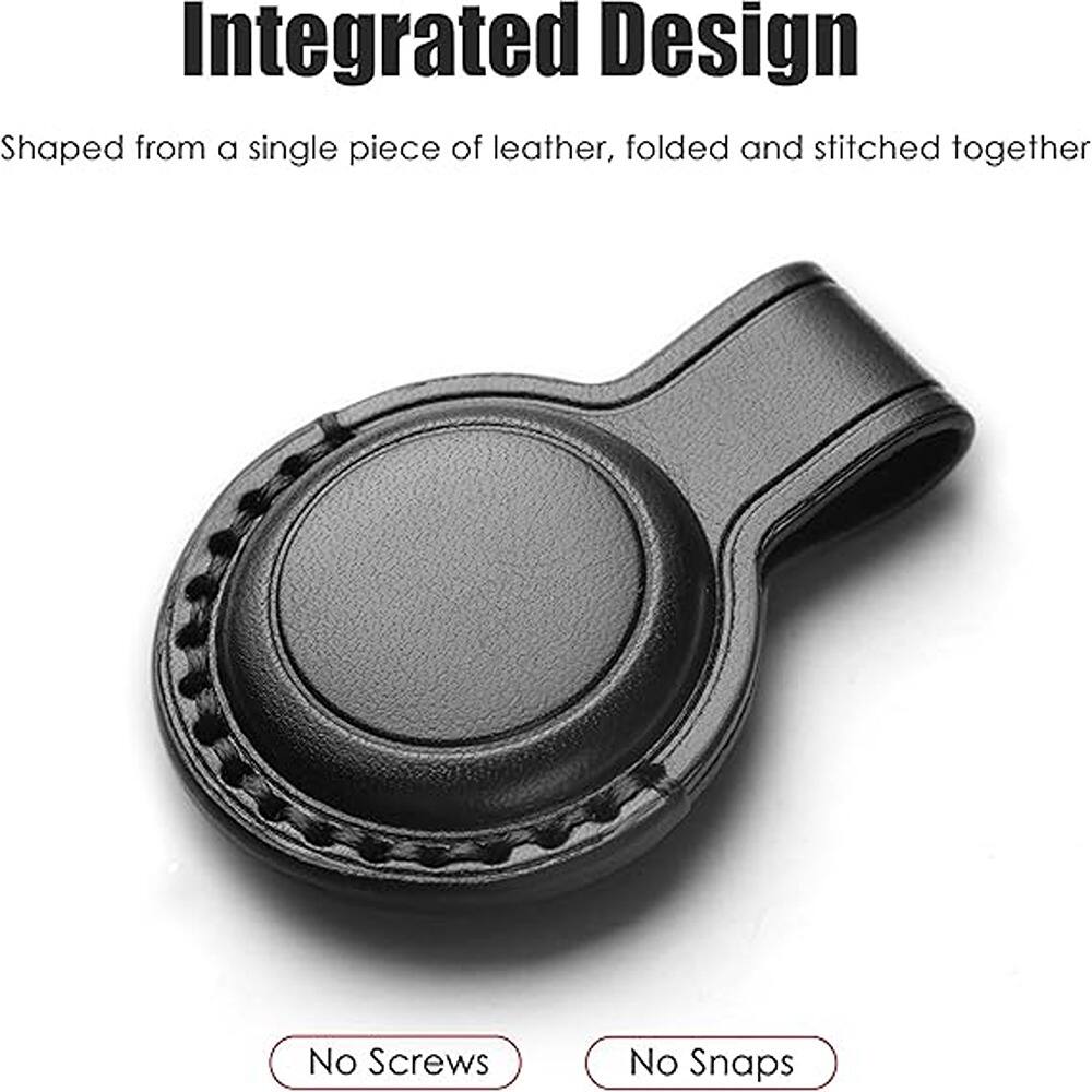 Integrated Design

Shaped from a single piece of leather, folded and stitched together

No Screws

No Snaps